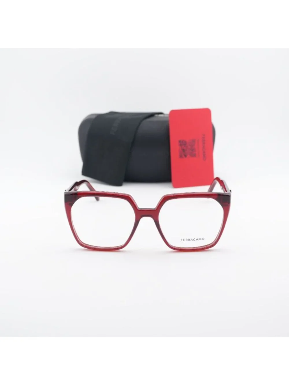 Salvatore Ferragamo SF3042E 612 Square Eyeglasses 55mm – Burgundy